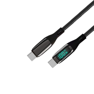 USB C to C 100W Cable with Power Display