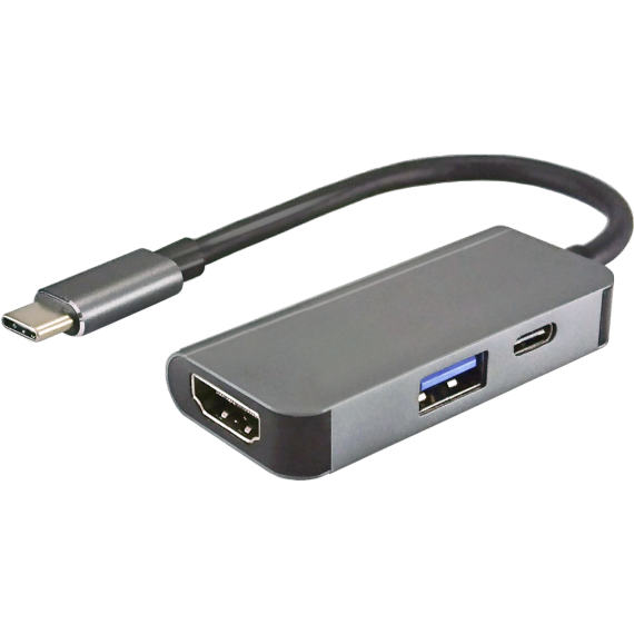 USB C 3 In 1 Multi Adapter All Product 